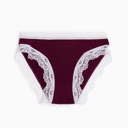 Cowards women's slips, burgundy color, rr 46-48