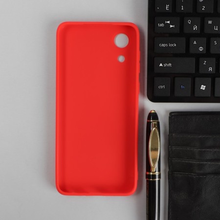 Pero cover, for Samsung A03 Core, silicone, red-1