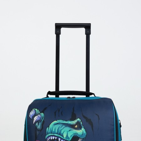 Small suitcase 20 ", on lightning, black/gray color-4