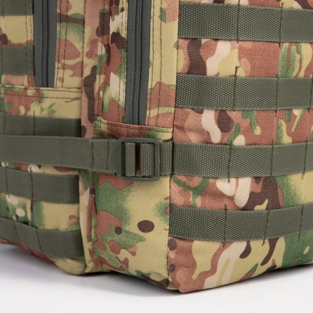 Tactical backpack, TAIF, 30 l, lightning department, external pocket, camouflage color/beige-9