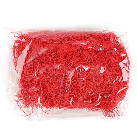 Filler for decor "hay", 100 g, red color-2