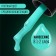 Glow in the Dark, 3 phase, 8 ml, LED/UV nail polish gel, luminescent, azure color (21)