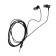 Smartbuy M300 headphones, vacuum, microphone, 103 dB, 16 Ohm, 3.5 mm, 1.1 m, black