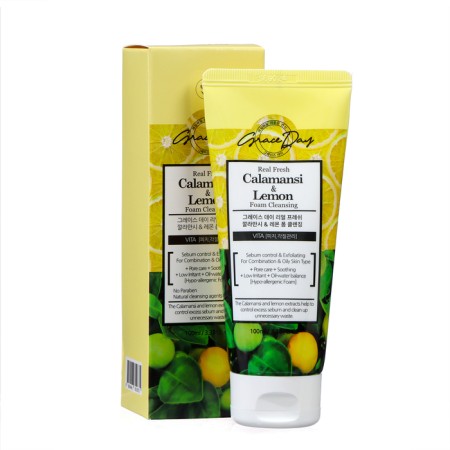Grace day face foam, refreshing and cleansing, with Kalamansi and lemon, 100 ml