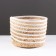 Storage basket "Ecuador", 23 x 23 x 17 cm, natural. white