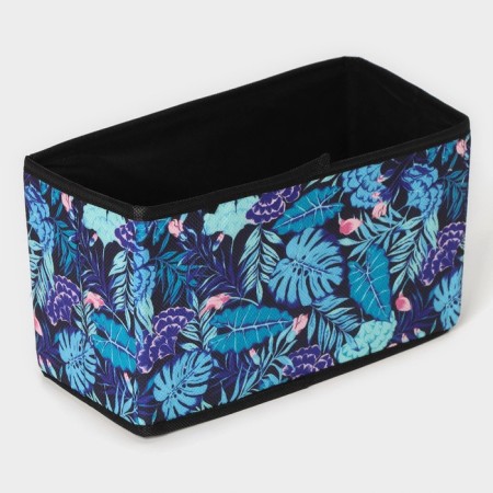 Boxing for the little things "Tropics", 3 pockets, 25 × 12 × 15 cm, blue color-3