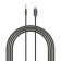 Cable More Choice UK24A, Jack 3.5 mm - Type -C, 1 m, nylon, black