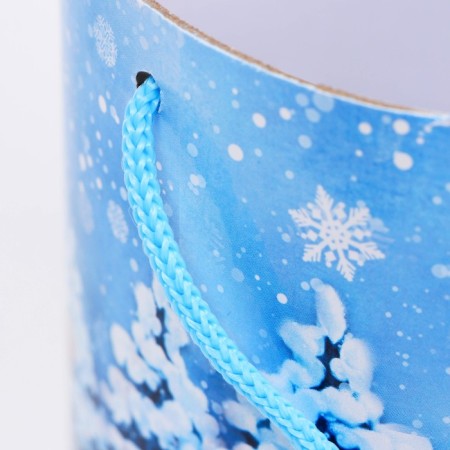 Gift box, tube "Game of snowballs" 120x120mm-5
