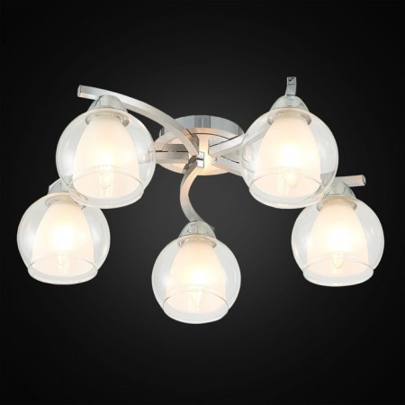 Ceating chandelier Citilux "Christie" CL152157, 54x54x19 cm, 5x75W, e27, gray color gray-1