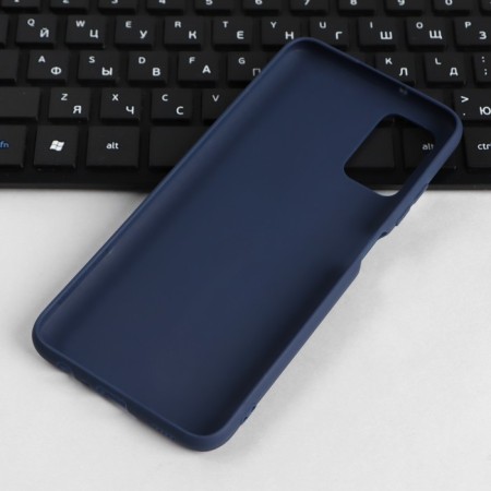 Pero cover for Samsung A03S, silicone, blue-2