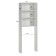 Bathroom rack, white, 55 x 23 x 185 cm