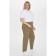 Female trousers, size 70, green color