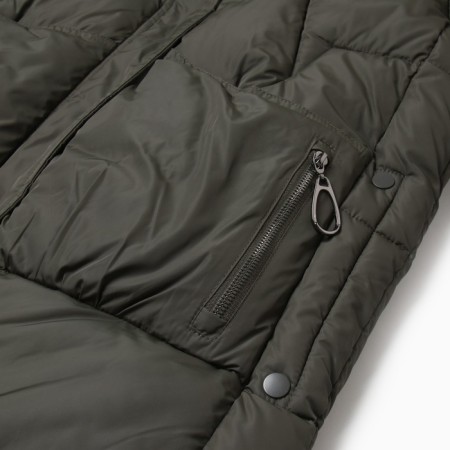 Women's winter jacket, khaki color, size 46-3