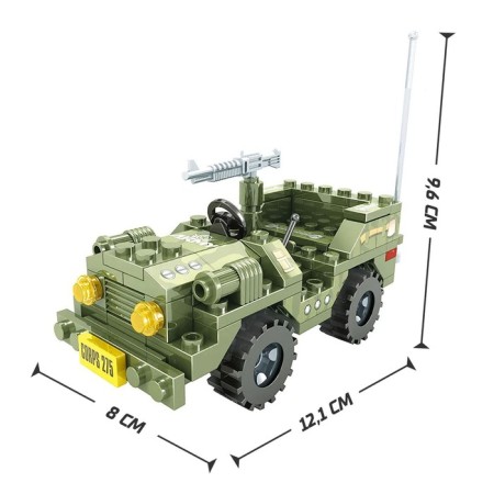 Constructor "Military Jeep", 108 parts-1