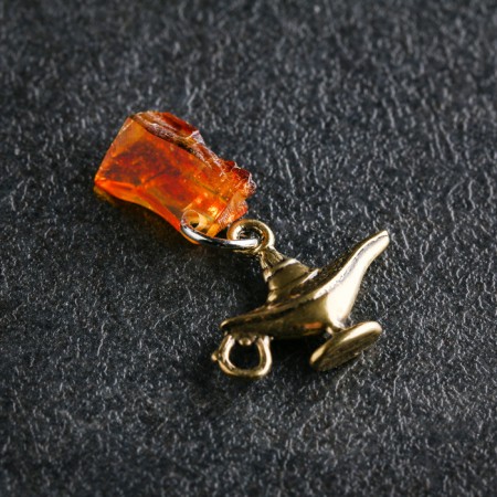 Talisman Talisman "Lamp ALLADINA", Brass, Amber-1