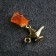 Talisman Talisman "Lamp ALLADINA", Brass, Amber