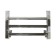 The towel electric "Sanprise" Contour P6, 400x600 mm, left/right, chrome