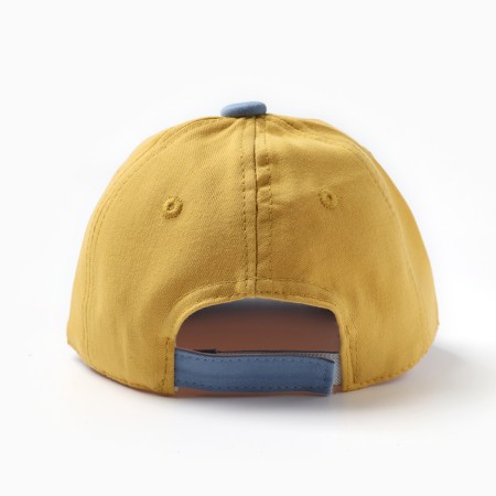 Cap "baseball cap" children, yellow color, size 44-46-2