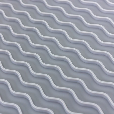 Silicone rug for drying dishes Joy Home, 40x30 cm, gray-4