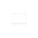 Firewall screen "Quarter", 70 cm, white