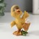 Souvenir Polystone "Duckling with a butterfly" 8x5.5x5.5 cm