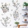Sticker Plastic Interior color "Northern Plants and Birds" 62x44 cm
