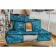 Cofr for storing things "Tropics", 80 × 45 × 15 cm, blue color