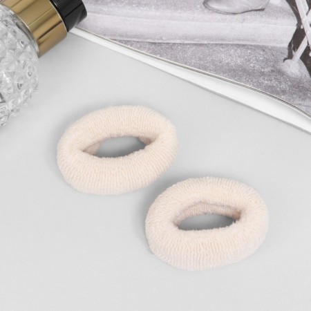 Hair elastic band "Mahrushka Sport" (set 2 pcs) elites classic wide, 4 cm, mix-3