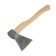 Top forged tundra, wooden ax B2, covered with a “walnut” stain, 800 g