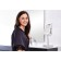 Mirror Cosmetic desktop Snow White 1x/5x-lucid, LED sensor, chrome
