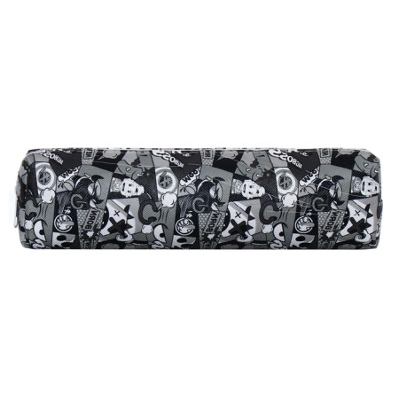 School Penal on the zipper Calligrata "Comic", gray-1