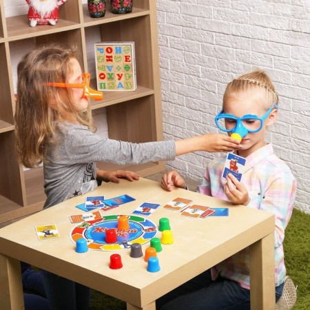 Board game "Cunning Nose", with cards, 2-4 players, 6+-6