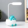 Lamp "Dinosaurus" LED 3W USB battery white-green 8x10x30 cm Risalux