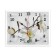 Carty clock is wall-mounted, interior "orchid", silent, 25 x 20 cm