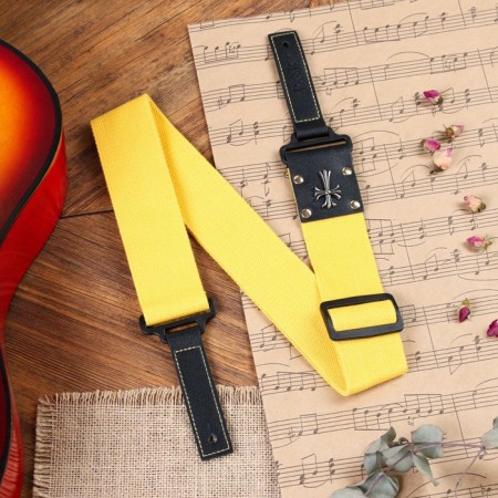 Music Life Cross, Yellow, 95-155 cm belt belt
