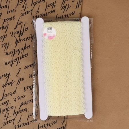 Capricon lace, 15 mm × 10 ± 1 m, milk color-3