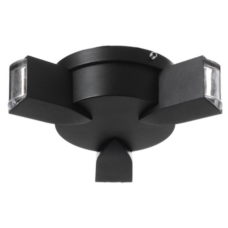 Lamp "Deco" 3xLED 3W 4000K IP66 black 16x4.3x16 cm-3