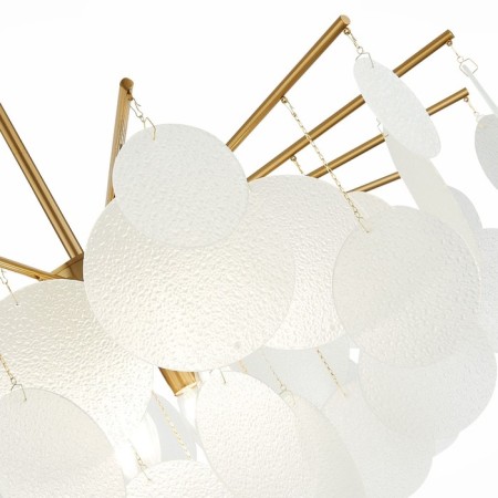 Ceiling Ceiling ST LUCE. SL1231.302.08. Vittoria. 8x60 watts, E14, 85x85x78 cm, brass color-4
