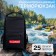 Hermoryukzak Yugana, PVC, waterproof 25 liters, black