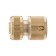 Connector, 1/2 "(12 mm), fast -fast connection, brass, Greengo