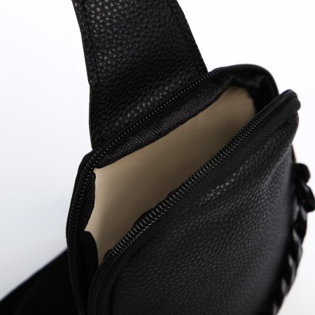 Bag over the shoulder with a chain Nazamok "Classic", 18x14x3 cm-8