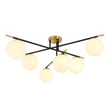 Ceiling chandelier Arte Lamp Alcor A2224PL-6BK, E14, 6x40 W, 85x85x34 cm, black