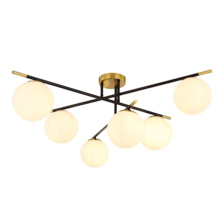 Ceiling chandelier Arte Lamp Alcor A2224PL-6BK, E14, 6x40 W, 85x85x34 cm, black
