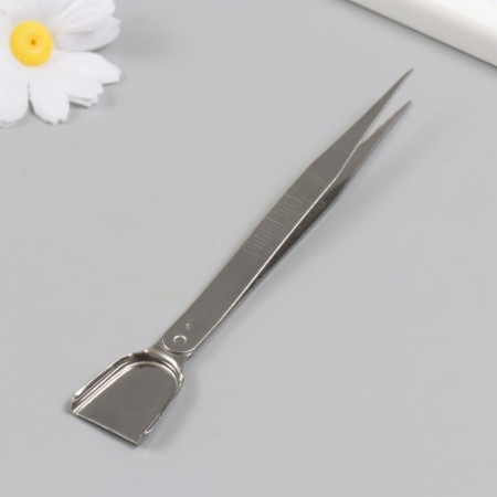 Pinzet with a spatula for creativity 16x2.5 cm