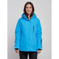 Ski jacket female winter, size 58, blue color