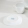 Tea service Avvir Carve, 12 items: 6 cups 190 ml, 6 saucers, glass ceramics, white color