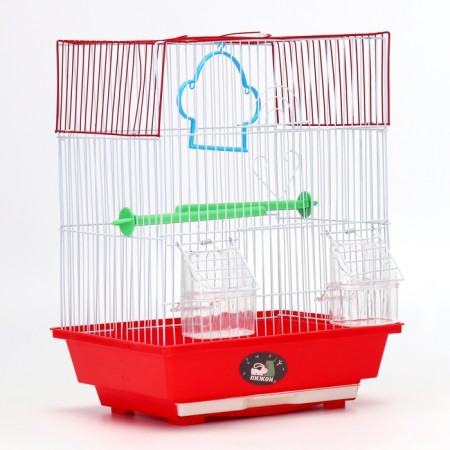 Creator for birds is a square equipped, 30 x 23 x 39 cm, red