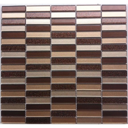 Glass mosaic with stone Bonaparte, Freedom 300x320x4 mm