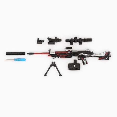 Souvenir weapon Mini machine gun "Red Dragon" 26cm-2