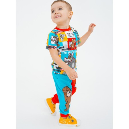 Set for a boy PlayTode: T -shirt and trousers, height 86 cm-1